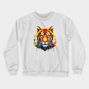 Tiger Design Crewneck Sweatshirt